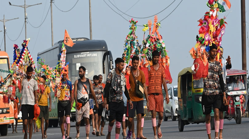 कांवड़ यात्रा: दिल्ली में देर रात बजते डीजे और ट्रैफिक जाम से निवासी परेशान, 11 अगस्त तक प्रभावित रहेंगे कई मार्ग